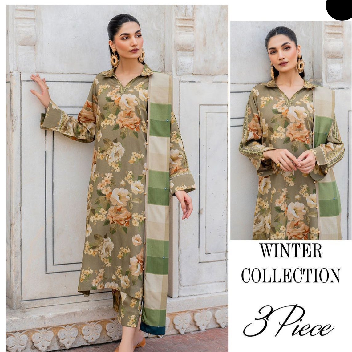 ADORNE winter collections karandi 3 pc