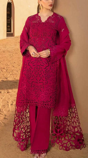 ADORNE Embroidered Cotton suit